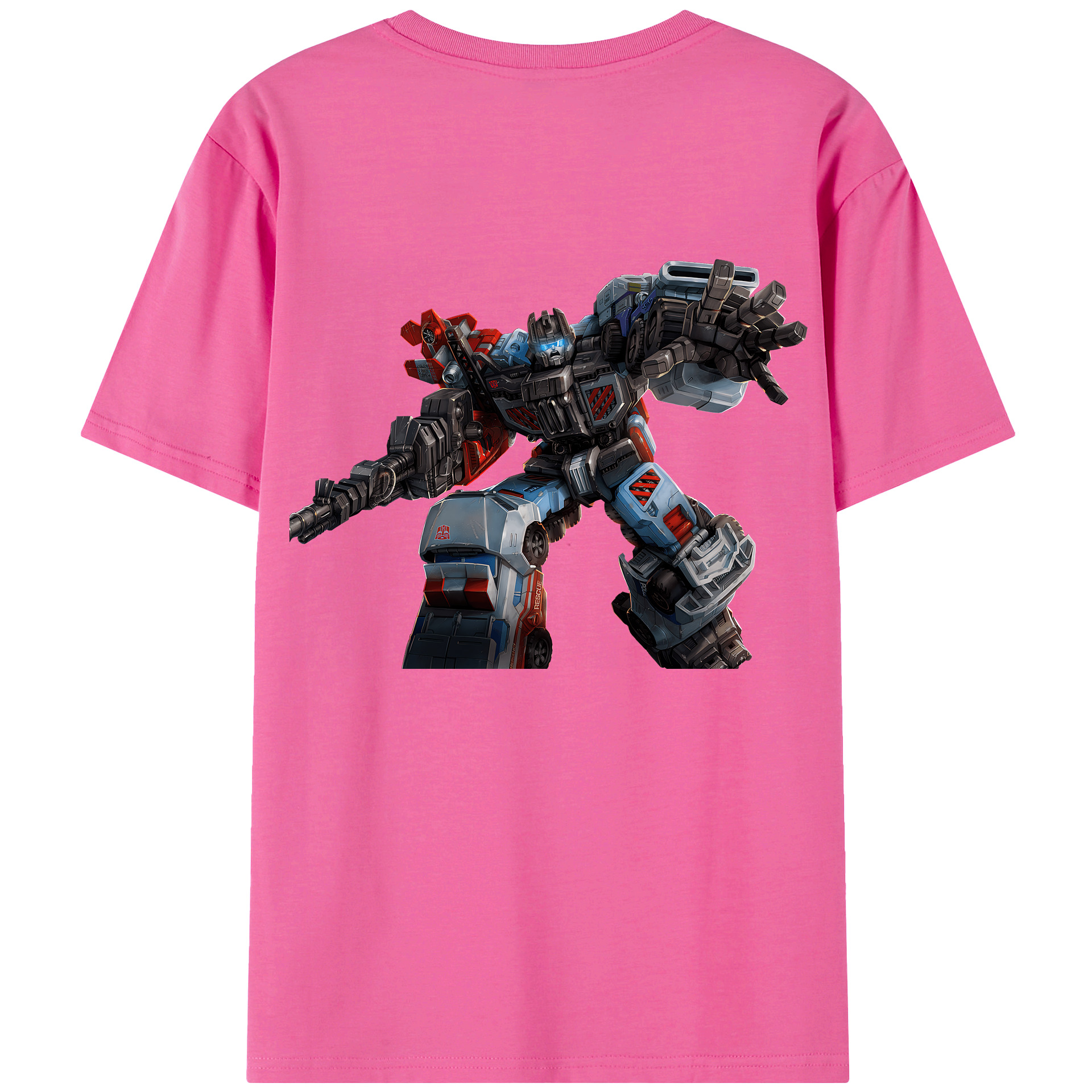 （画像用） Transformers トランスフォーマー レディース半袖Tシャツ(バックプリント)